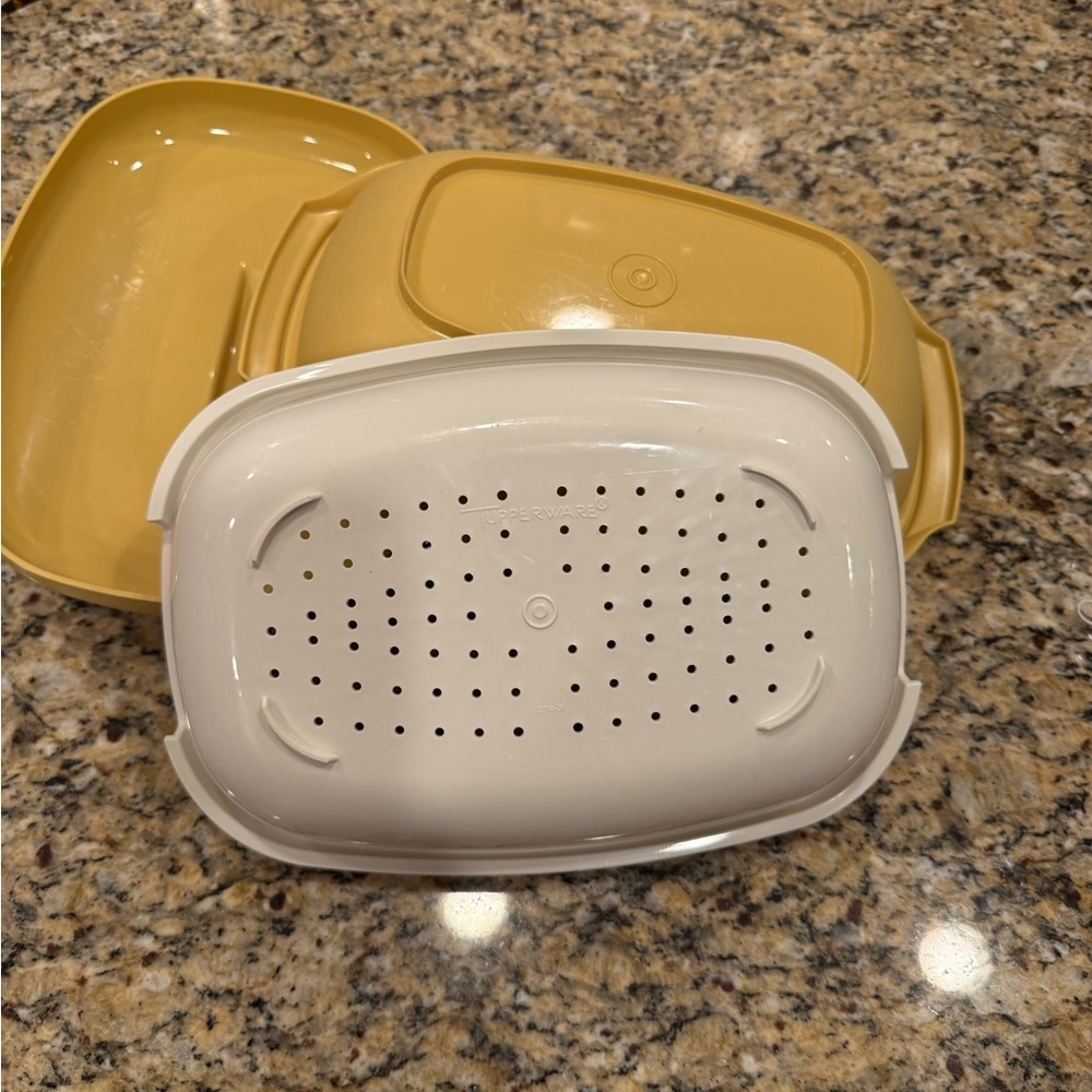 Tupperware Orange and Yellow Cookware Set - Picture 4 of 10